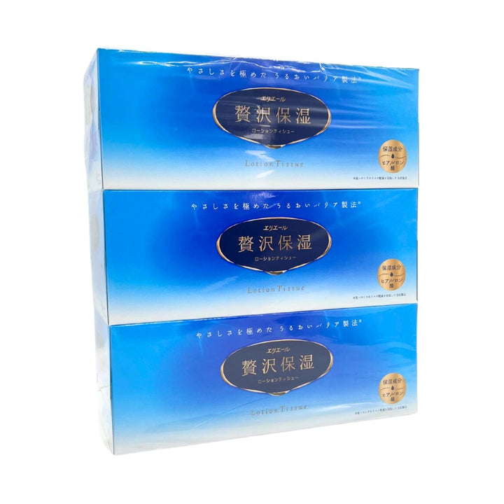 ELLEAIR Lotion Tissue Box  200Sheets × 3pc