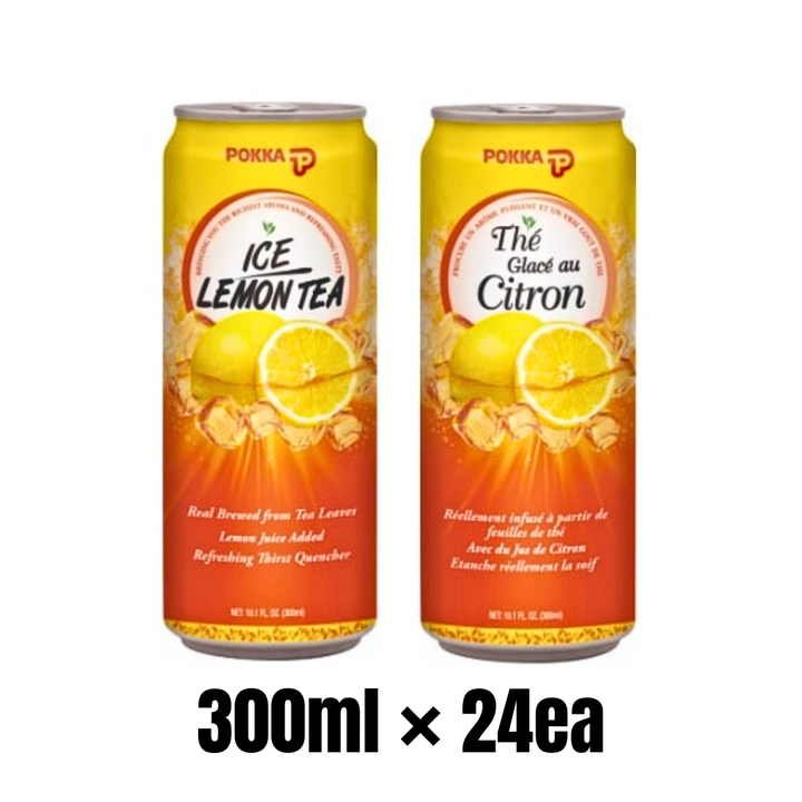 POKKA Lemon Tea (Sleek Can) 300ml x 24ea