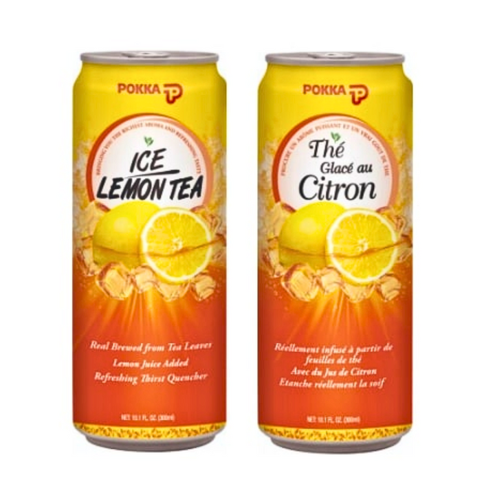POKKA Lemon Tea (Sleek Can) 300ml x 24ea