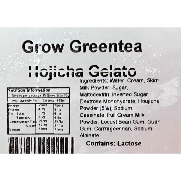 Hojicha Gelato 5L