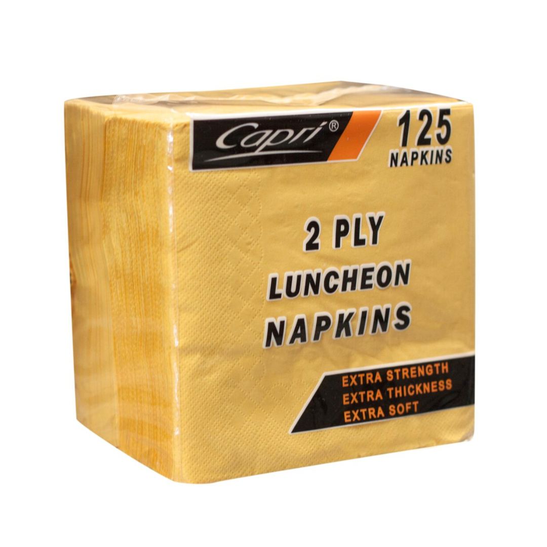 Luncheon Napkin Gold 125pc