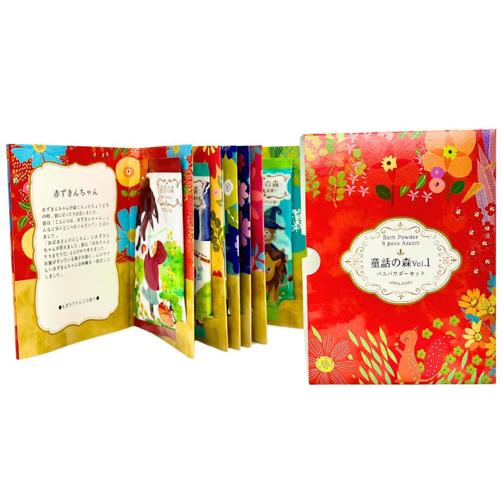 Dowa no Mori Book Bath Powder 6p