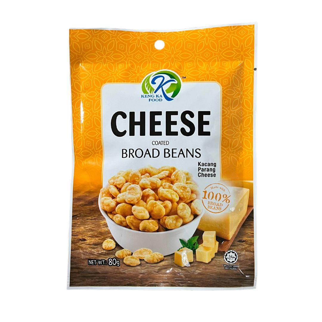 KENG KA Cheese Coated Broad Beans 80g (BBD: 29/Nov/2025)