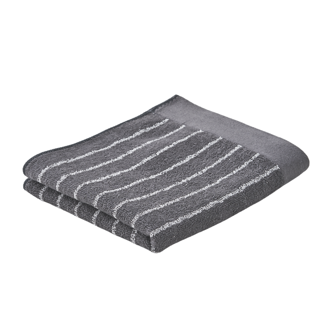 Imabari Washi Bath towel Gray Stripe