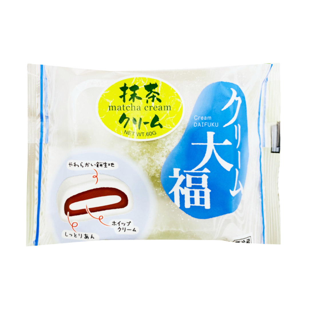 Cream Daifuku Matcha Rice Cake 60g x 10each