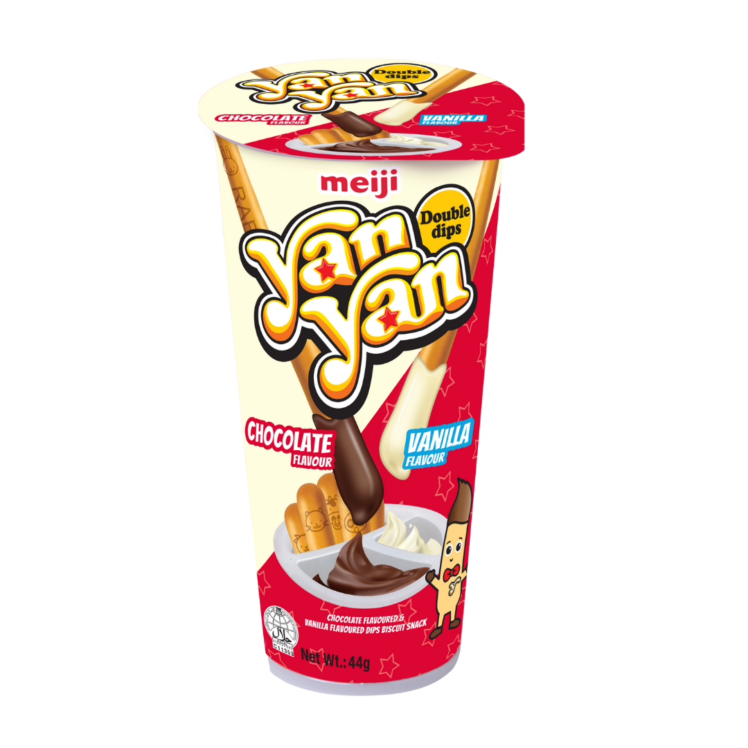 MEIJI Yan Yan Chocolate & Vanilla 50g