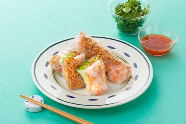 Baby Star Spring Rolls (ベビースター生春巻き)