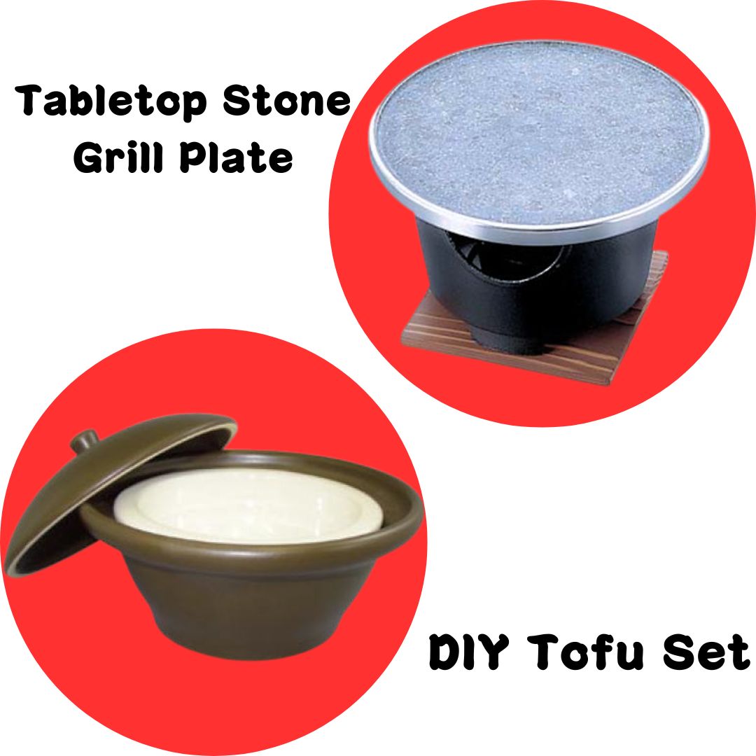 Tabletop Storne Grill Plate & DIY Tofu Set