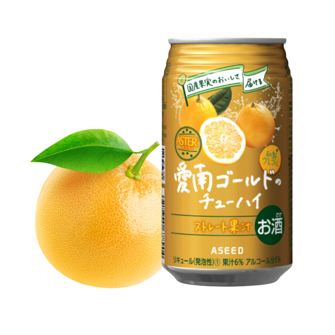 ASTER Ainan Gold (Grape Fruit) Chuhai 350ml x 4