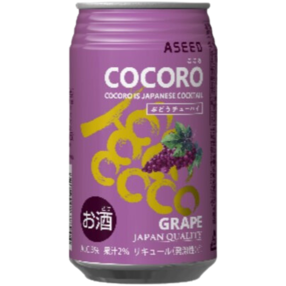 COCORO Grape Chuhai 350ml x 4