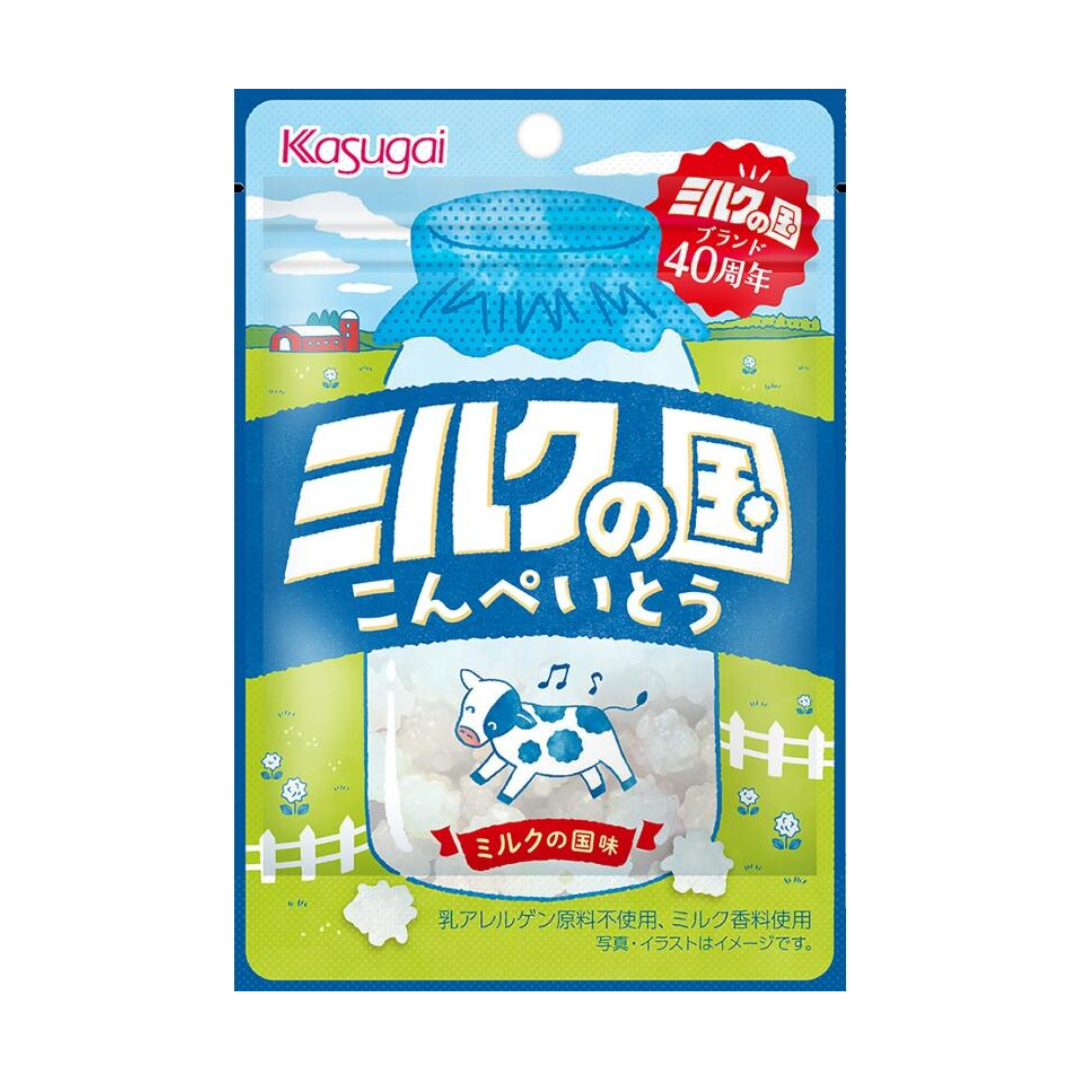 KASUGAI Milk no Kuni Konpeito(Candy) 30g