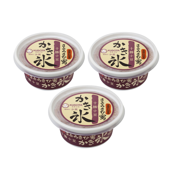 KUBOTA Tokachi Azuki Kakigori 170ml × 3ea