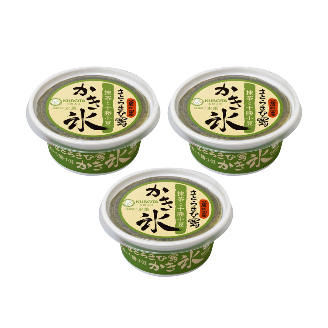 KUBOTA Matcha Azuki Kakigori 170ml × 3ea