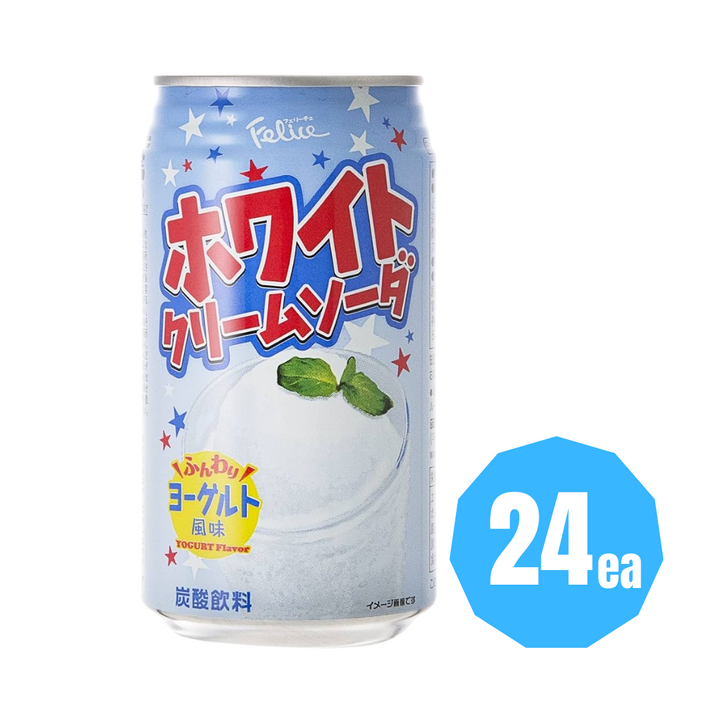 FELICE White CreamSoda 350ml x 24ea