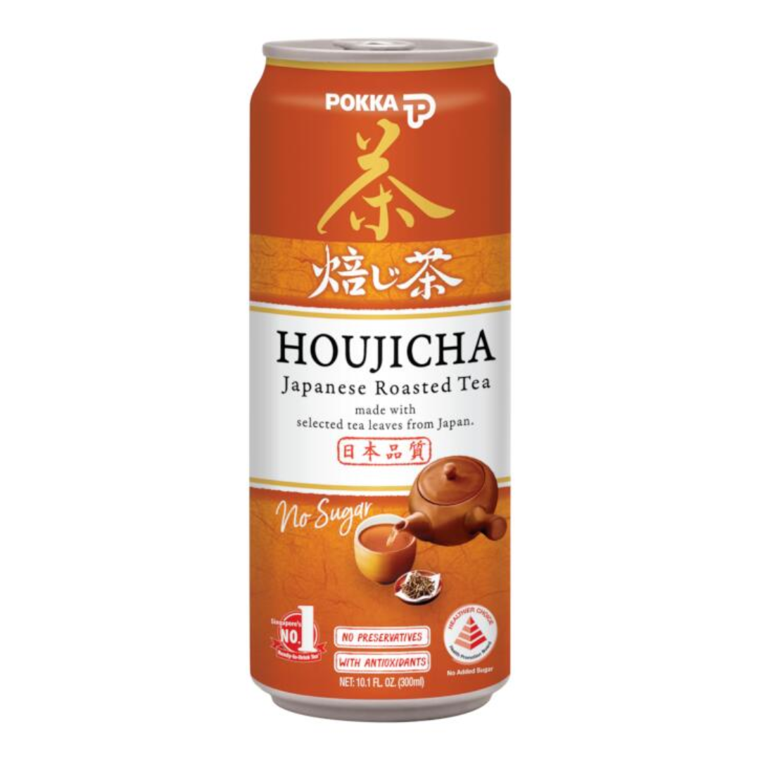 POKKA Hojicha Tea 300ml 24cans