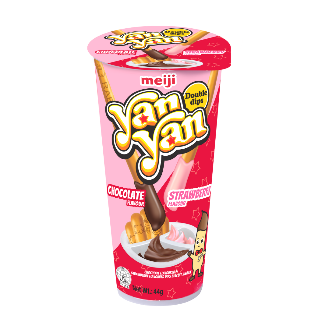 MEIJI Yan Yan Chocolate & Strawberry 50g