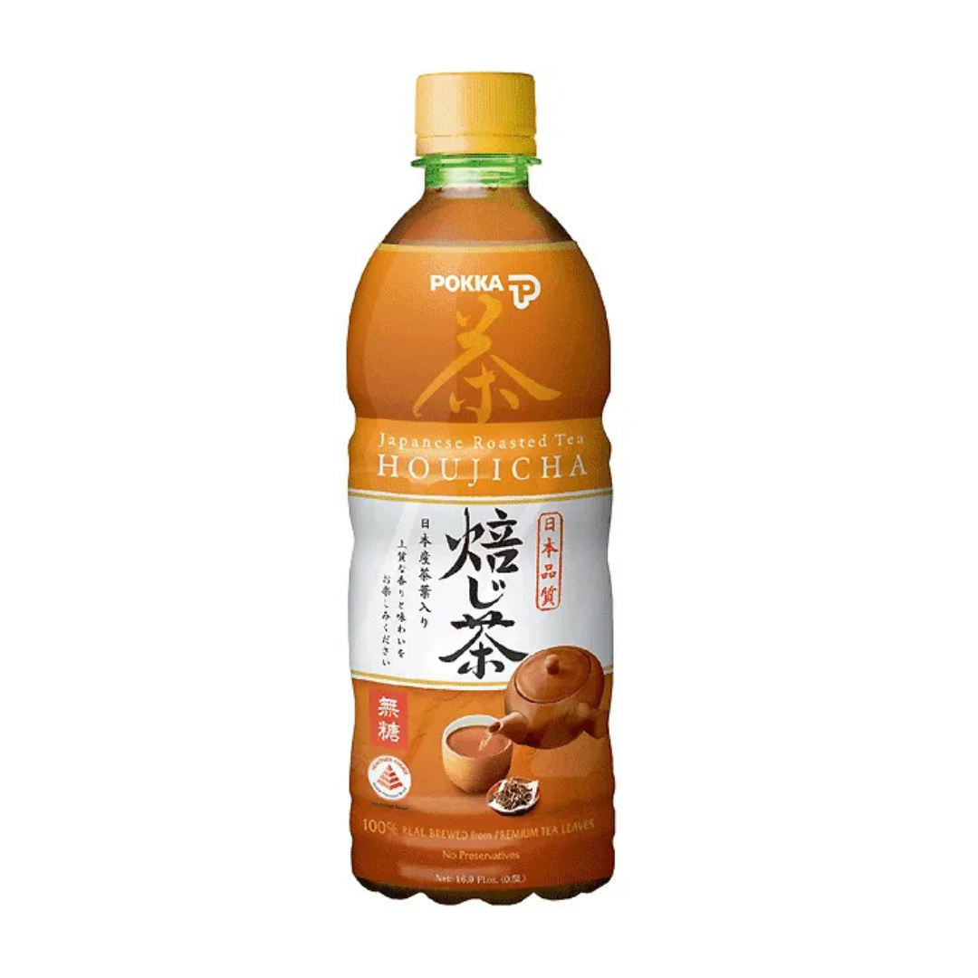 POKKA Hojicha Tea 500ml —24ea