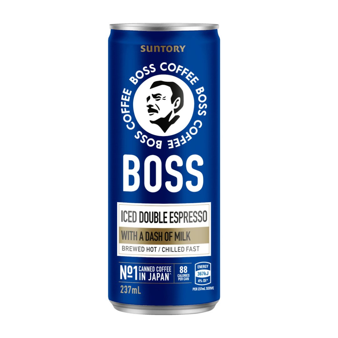 Boss Iced Double Espresso 237ml x 12ea
