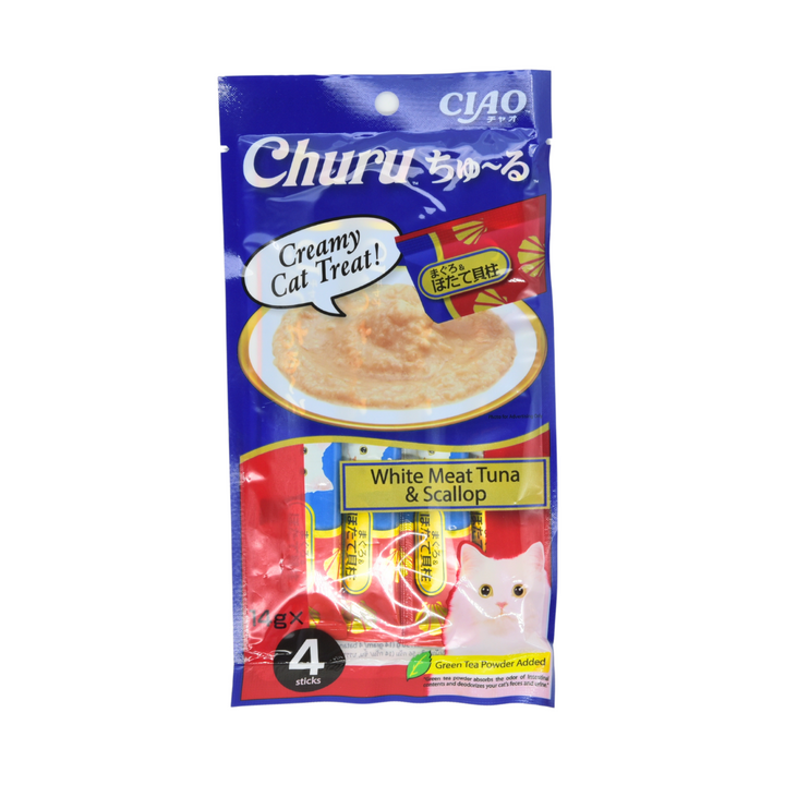 CIAO Chu-ru Tuna and Scallop 56g (pet food)