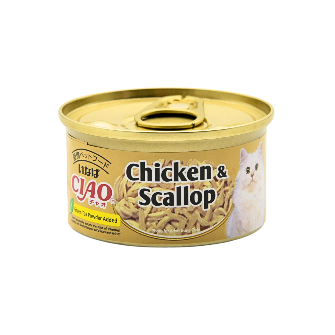 CIAO Chicken &Scallop 75g