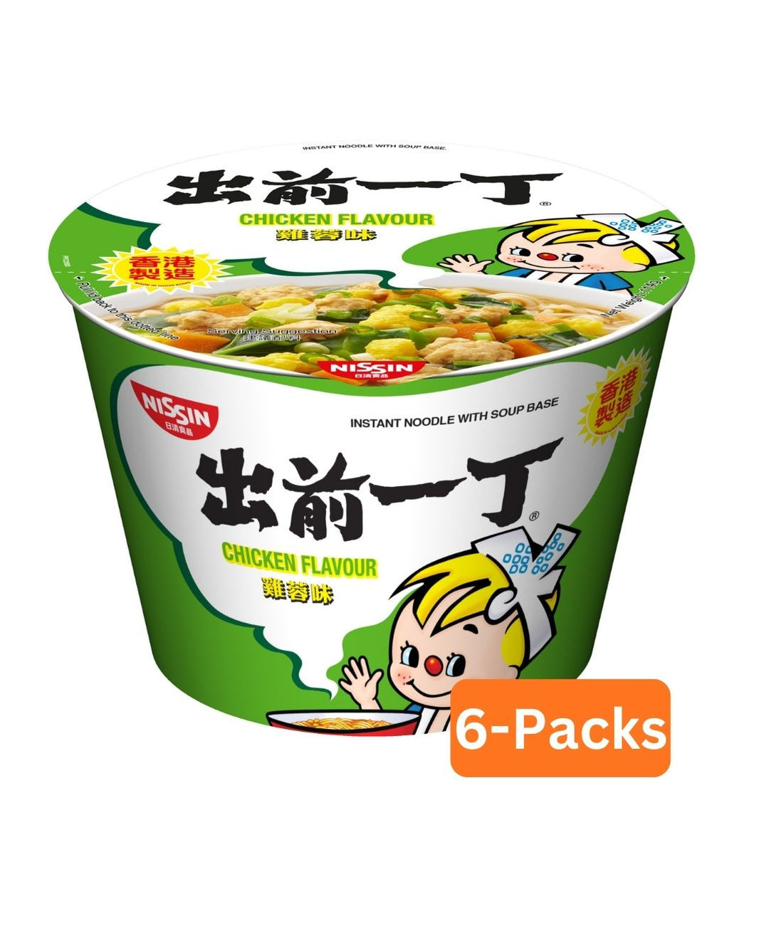 NISSIN Chicken Flavour Bowl 118g x 6pc