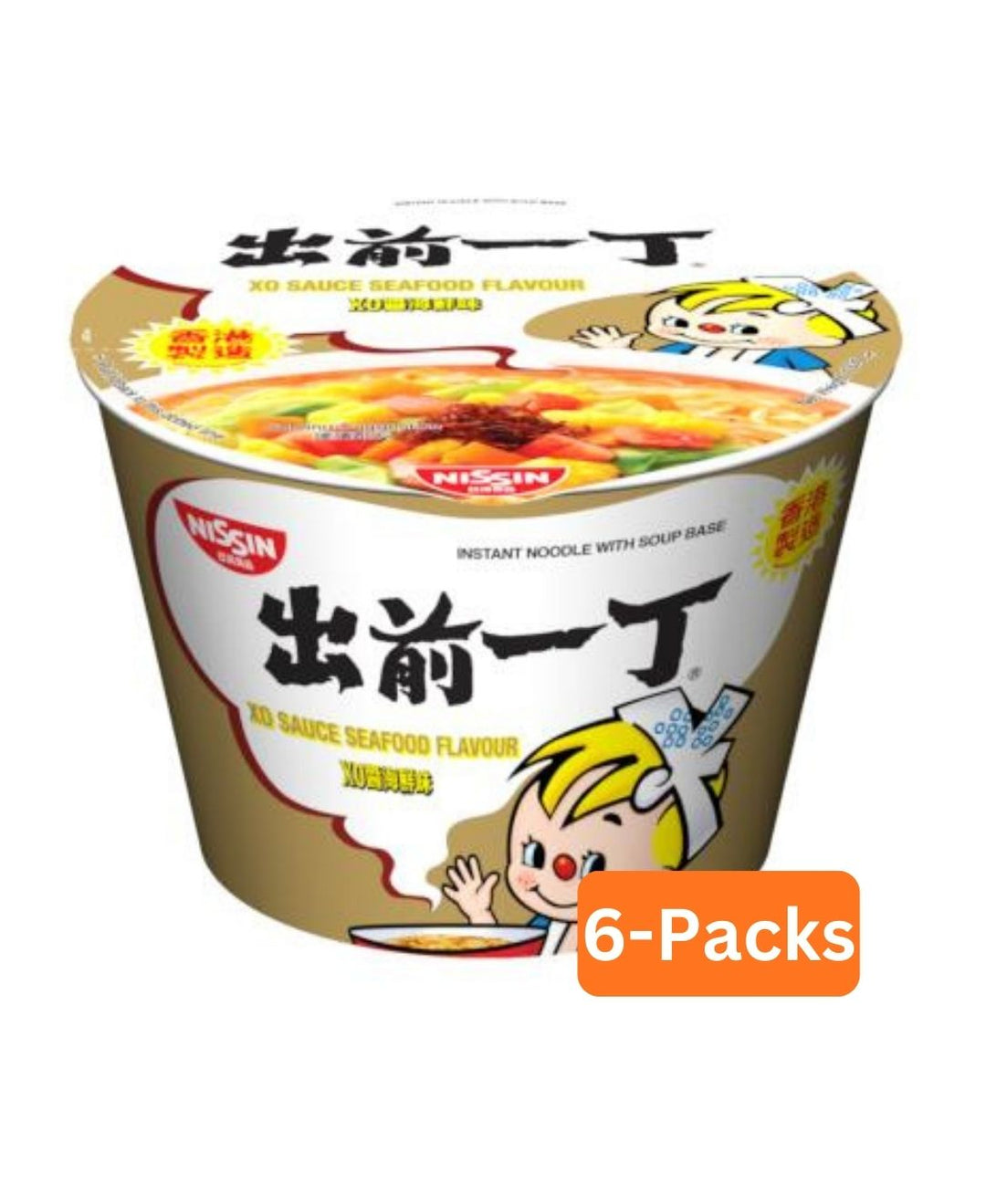 NISSIN Spicy XO Seafood Flavour Bowl 133g x 6pc