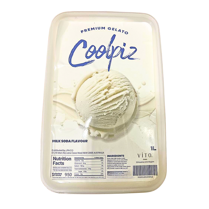 Coolpiz Premium Gelato 1L (Milk Soda)