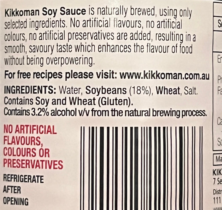 Naturally Brewed Soy Sauce 600ml