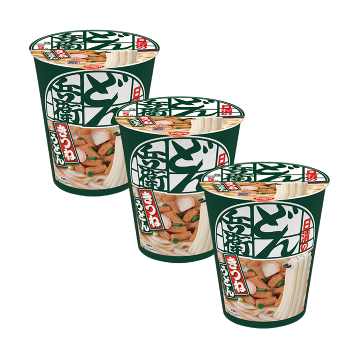 NISSIN Donbei Kitsune Cup Udon 82g x 3ea