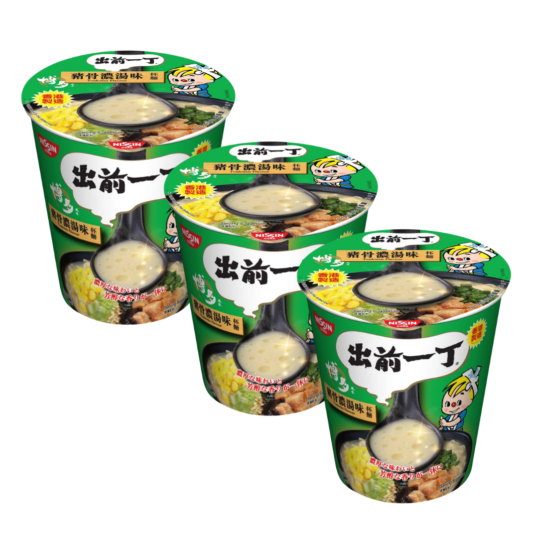 NISSIN DR Tonkotsu Flavour Cup 72g x 3ea