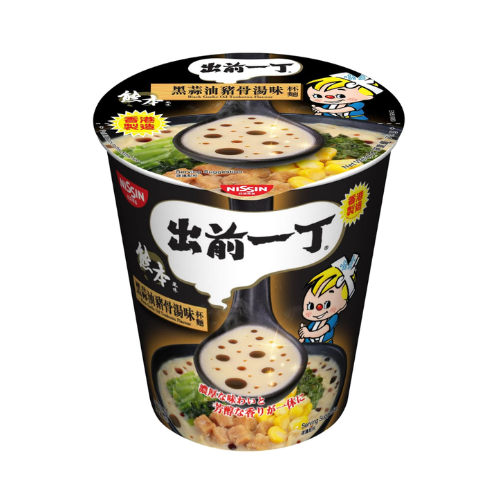 NISSIN DR Black Garlic Oil Tonkotsu Flavour Cup 72g x 3ea