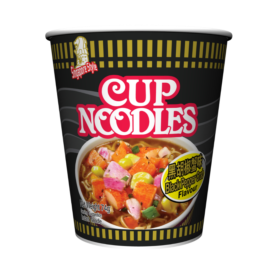 NISSIN Black Pepper Crab Flavour Cup 74g×3pc