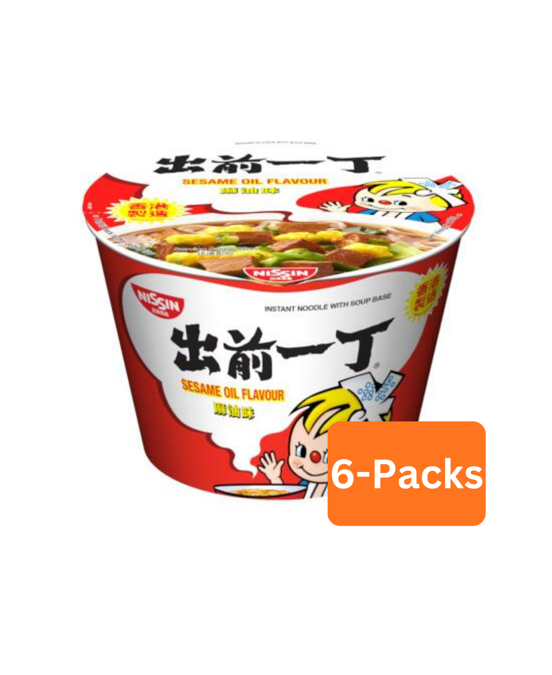 NISSIN Sesame Oil Flavour Bowl 110g x 6pc