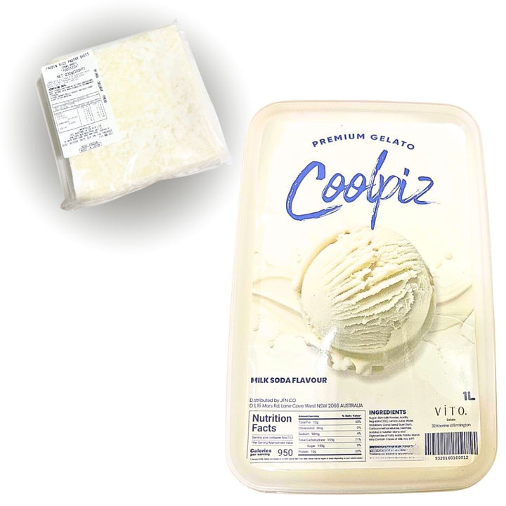 Coolpiz Premium Gelato 1L (Milk Soda)