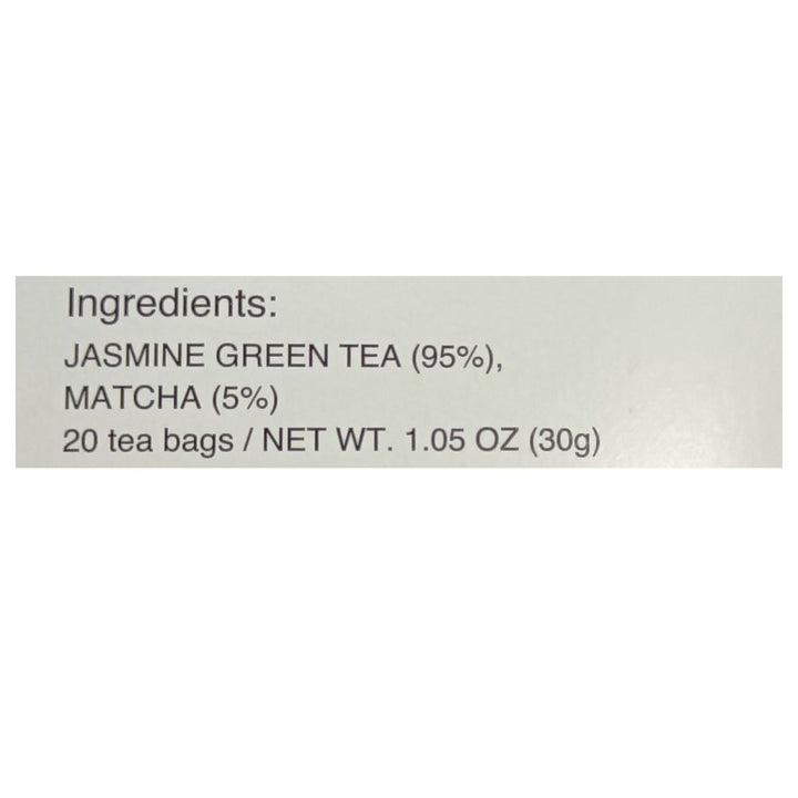 Matcha Green Tea Jasmine Tea Bag 20pc