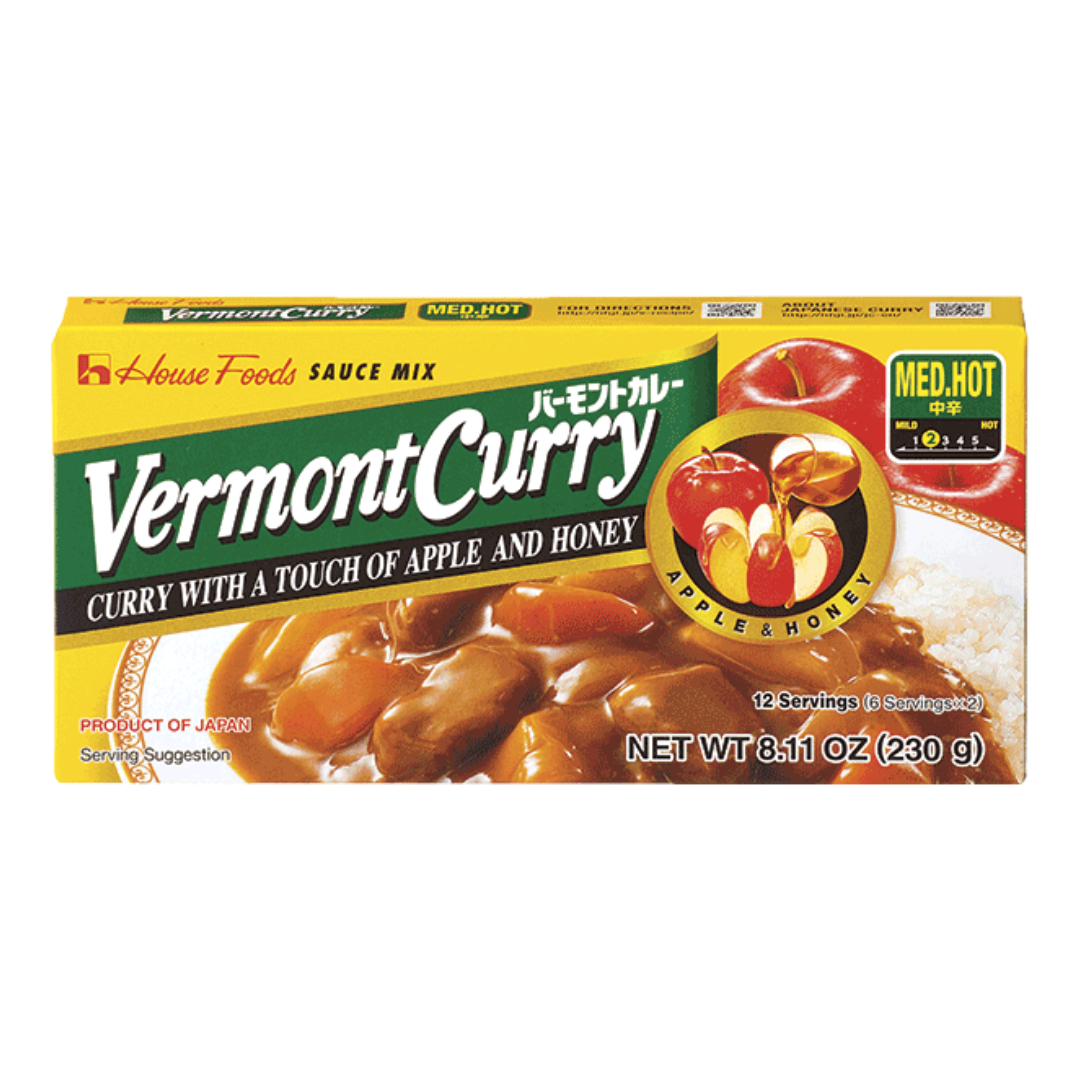 Vermont Curry Roux Medium Hot 230g