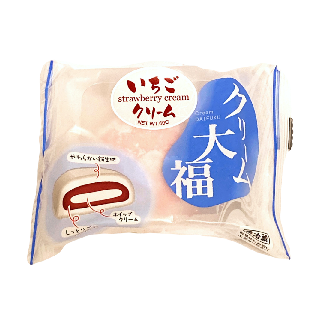 Cream Daifuku Strawberry Rice Cake 60g 10each