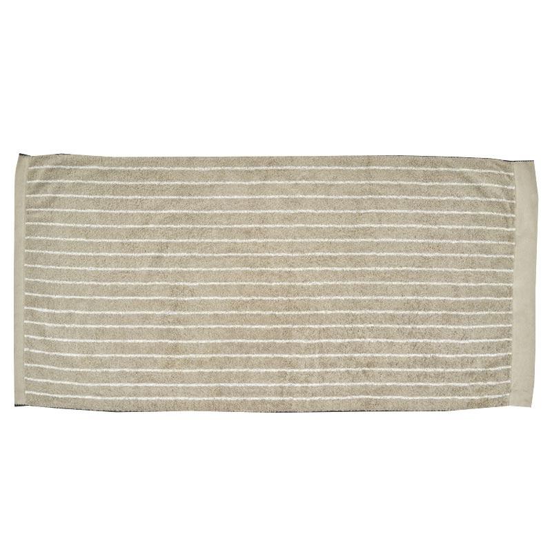 Imabari Washi Bath towel Beige Stripe