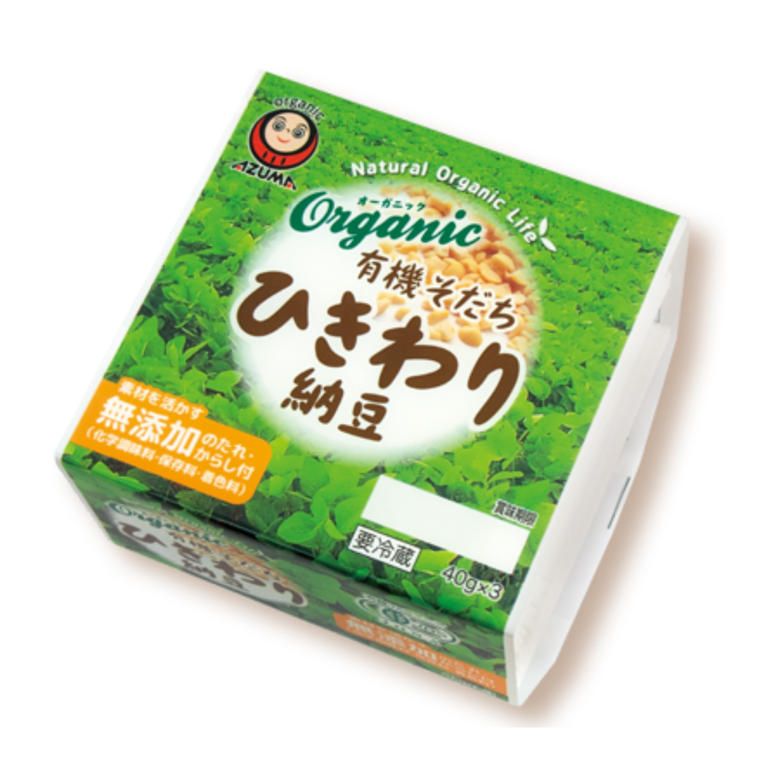 Yuuki Sodachi Organic Hikiwari Natto 3pc 135.6g
