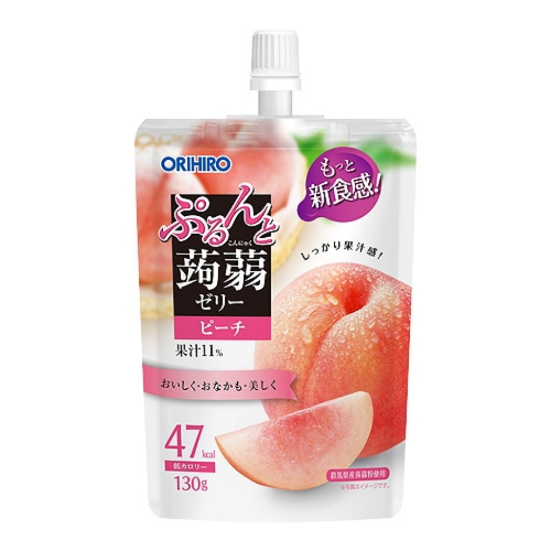 Purunto Konnyaku Jelly Peach 130g