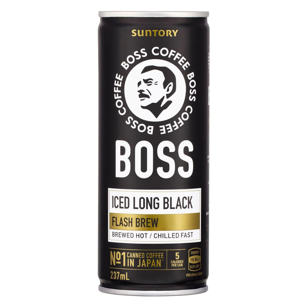 Boss Black Can Coffee 237ml x 12ea