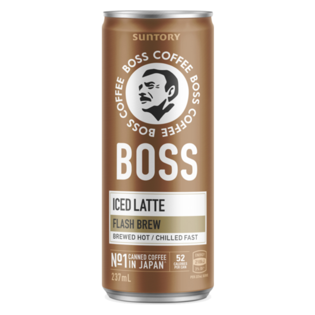 Boss Latte Can Coffee 237ml x 12ea