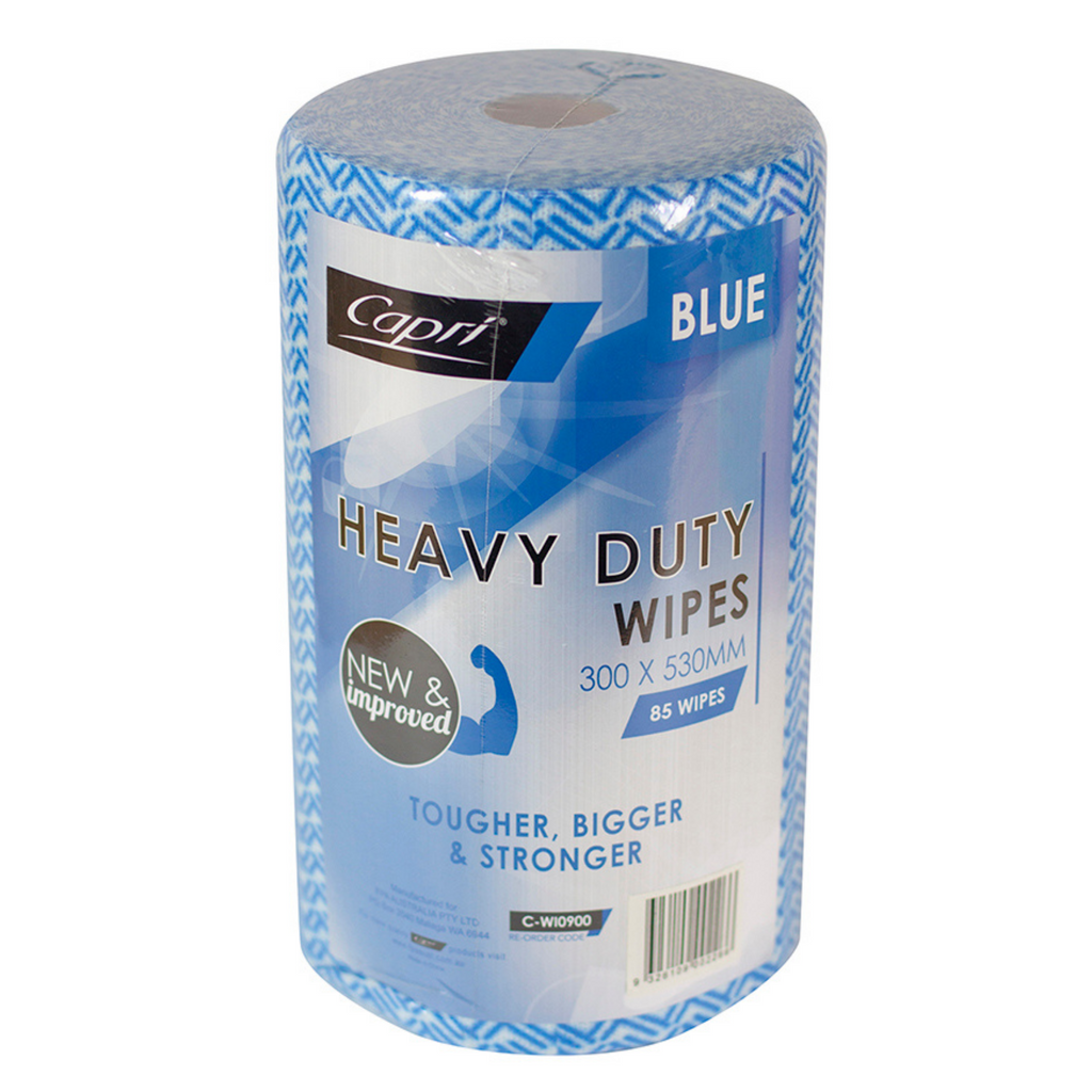 Heavy Duty Wipes Blue Roll 1pc