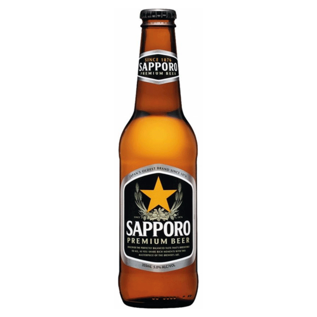 Sapporo Draft Beer 355ml x 6