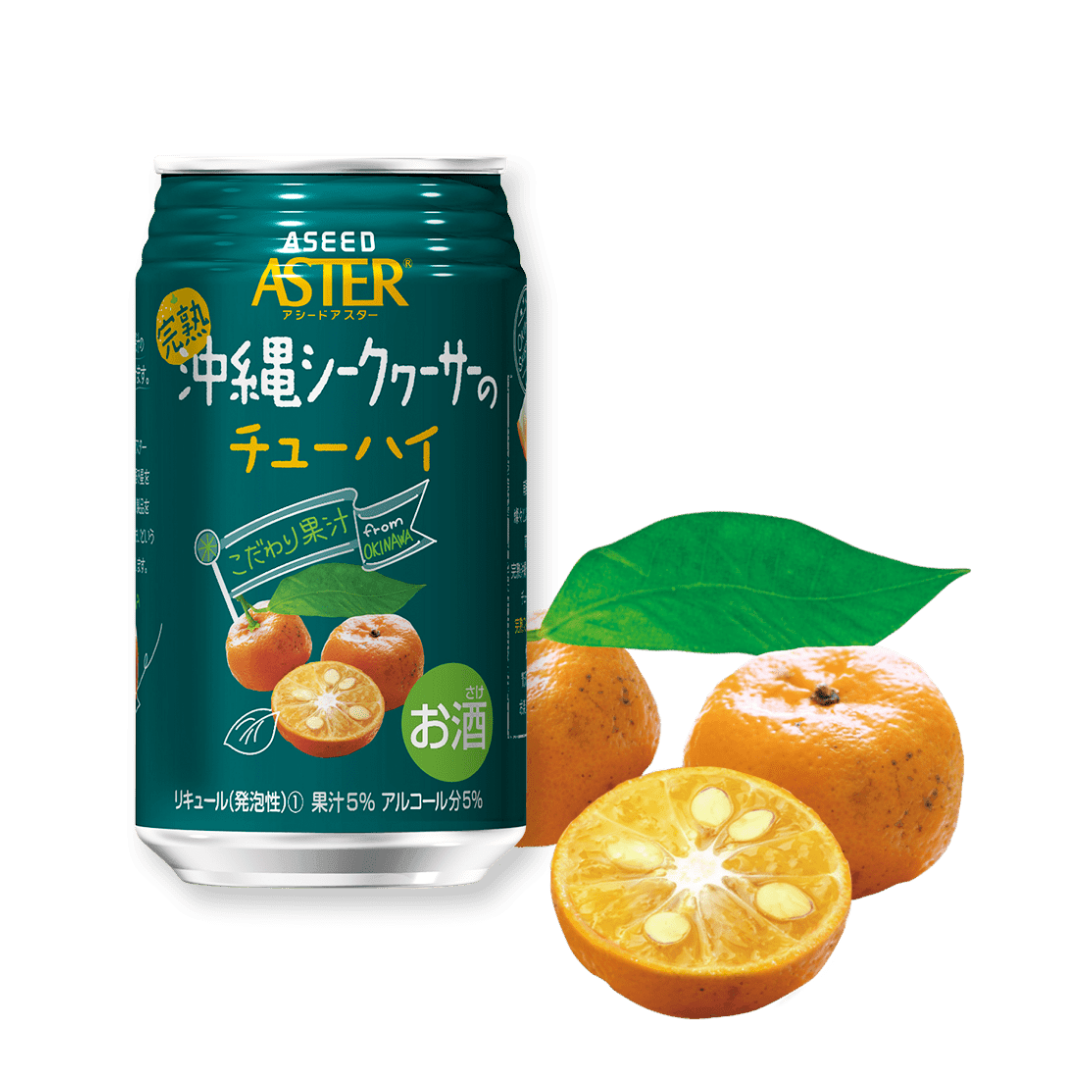 ASTER Shikwasa Chuhai 350ml x 4